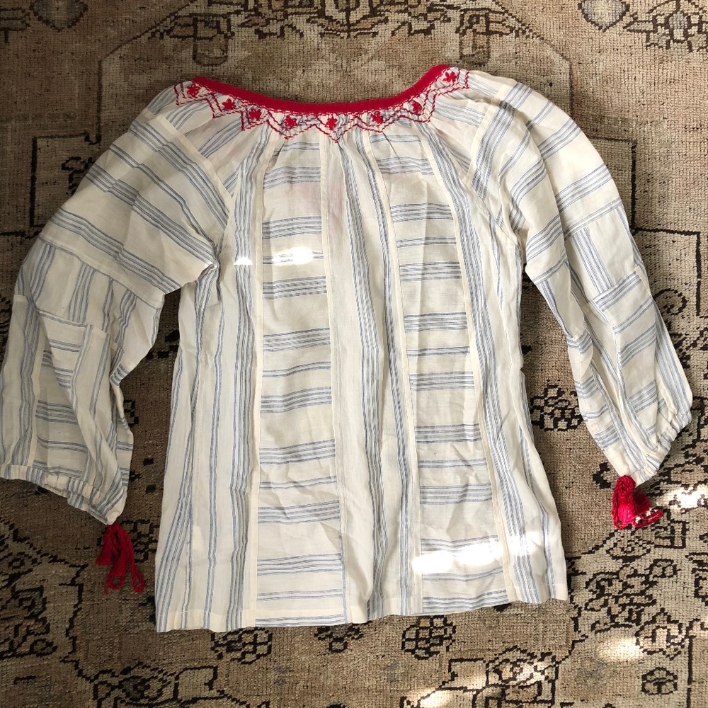 Plenty by Tracy Reese peasant blouse - Picture 2 of 3